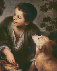 Children Eating a Pie, (detail)